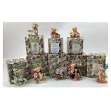 Enesco Cherished Teddies Figurines With Boxes