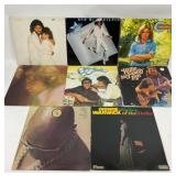 Vinyl Records: Olivia Newton John, Willie Nelson