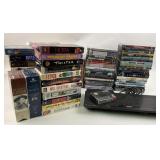 VHS, DVD Movies, RCA DVD Player