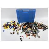 Lego Collection Old & New w/ Figures & Carrying