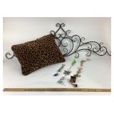 Metal Wall Art, Leopard Print Pillow, Suncatchers