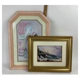 Framed Thomas Kinkade Lighthouse Print, Ballet Sce