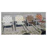 Aluminum Weaved Lawnchairs - 4