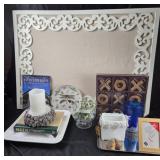 Home Decor, Books, Glassware, Insect Plate