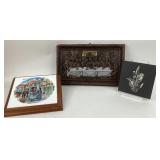 Alsace Ceramic Art, Last Supper Plaque, Bird Coast