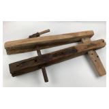 Wooden Carpenter's Screw Clamp