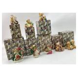 Cherished Teddies Figurines With Boxes