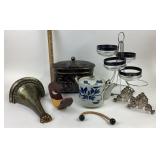 Decorative Box, Wall Sconce, Ceramic Teapot, Wine