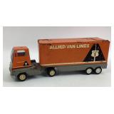 1960's Tonka Allied Van Lines Semi & Trailer 16'