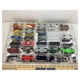 Hot Wheels Die-Cast Cars & Display Case