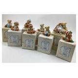 Cherished Teddies Figurines With Boxes