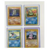 4 Pokemon Vintage First Edition cards