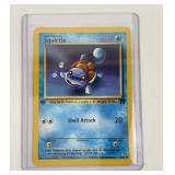 Pokemon Vintage First Edition Squirtle Card