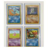 4 Pokemon Vintage First Edition cards