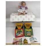 1990s Crayola Crayons, Collectible Tins, Baby Doll