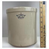 Stoneware Crock Blue Crown 1 Gallon Stamp