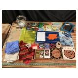 Frankoma Terracotta Trivets, Books, Playing Cards,