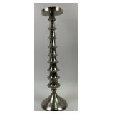 25.5' Tall Silver Tone Candle Holder/Plant Stand