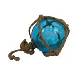Blue Japanese Glass Fishing Float