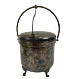 Vintage FB Rogers Silverplate Ice Bucket w/ Pyrex