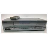 Sanyo 4-Head Hi-Fi VCR With Remote