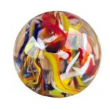 Multicolor Art Glass Paperweight