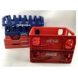 Coca-Cola, Pepsi-Cola Plastic Bottle Crates