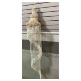 Woven Shell Hanging Chandelier
