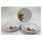 Homer Laughlin Fiesta Floral Bouquet Plates