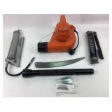 Electric Blower, Allstate Grease Guns, Tools
