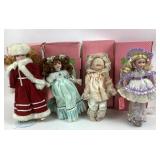 Porcelain Dolls With Boxed Packaging