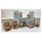 Cherished Teddies Figurines With Boxes