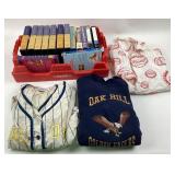 Coca-Cola Shirt/Case, Notre Dame PJs, VHS