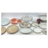 Glass Serving Bowls, Shenango Plates, Dishware