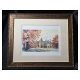 Framed Watercolor Print By Vasilik