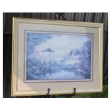 Linda Bennett Signed Art Print With Gold Frame