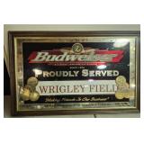 Budweiser bar mirror, customizable.