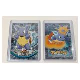 2 Pokemon Vintage topps Wortortle cards