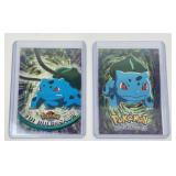 2 Pokemon Vintage topps Bulbasaur Cards