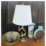 Ceramic Vases, Decorative Bowl, Table Lamp