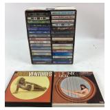 Cassette Tapes Including The Ventures, Tony Mottol