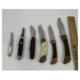 Pocket Knives By Aceman, Colonial, And Others