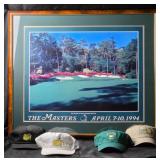 Masters 1994 Framed Poster, 2010 Hats, Caps