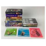 VHS And DVD Movies, Fitness Discs