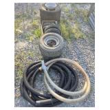 Plastic Hoses (2) & Tires (11): Lawnmower, Push