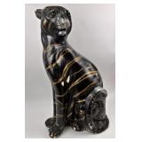 Large Chalkware Puma Cat
