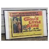 Gods Little Acre poster in frame