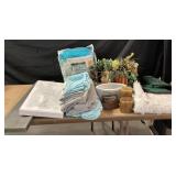 Home Decor, Bedding, Artificial Plants