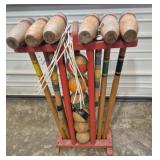 Wood Croquet Set