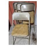 Padded Folding Chairs (4)